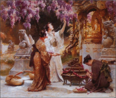 "Buddha szent�ly�nek d�sz�t�se" - szigor�an eur�paiaknak.